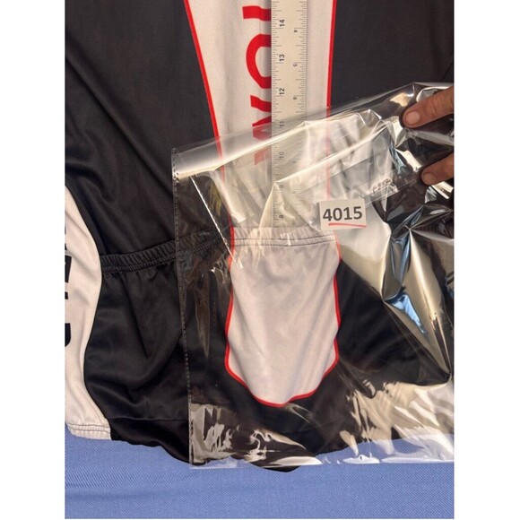 Wolfbike Cycling Jersey Men's Size L Black and White - Picture 10 of 10